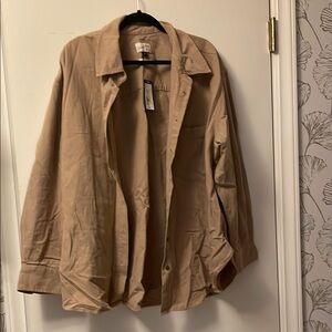 Universal Thread Tan Button Down Shirt